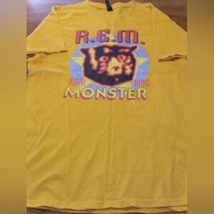 R.E.M. Monster Tour 1995 Yellow/Orange Front And Back Designs Large T-Shirt